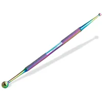 Akupressur-Stift Akupunktur-Stift Ø 5/10 mm Punktsucher Meridianstift Edelstahl Kugel Akupressurstift Akupunktur-Stab (Titan Mehrfarbig)