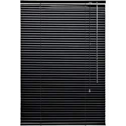 Jalousie LIEDECO "Aluminium-Jalousie" Gr. 14, schwarz, B:60cm H:220cm, Jalousien, Aluminium