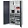 Kappes Schwerlastschrank Stahl 1.950 x 1.000 x 600 mm lichtgrau/anthrazitgrau 6 Böden 6 Schubladen