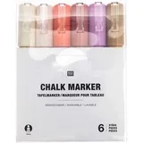 Rico Design Tafelmarker Set Natur, 6 tlg.
