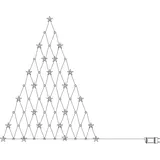 StarTrading LED Lichternetz Tannenbaum mit Sternen | Gr.: onesize
