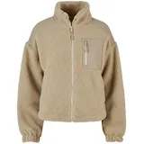 URBAN CLASSICS Ladies Sherpa Mix Jacket wetsand S