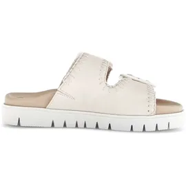 Gabor Damen, Gr. 38, creme, Schuhe Pantolette,