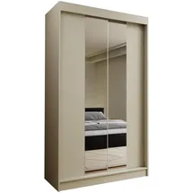 masseno Schwebetürenschrank LUCENZA 120 x 216 x 61 cm Gelb