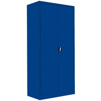 LÜLLMANN Stahlschrank 530343 enzianblau 92,5 x 42,2 x 195,0 cm, aufgebaut