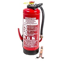 Gloria ABC-Pulver-Feuerlöscher PSE 6 GA, Schlagkopf, ÖNORM EN 3, Löschpulver 6 kg