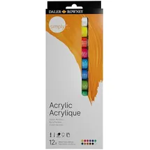 Daler Rowney Acrylfarben-Set 12 12 ml Mehrfarbig