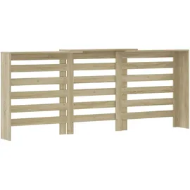 vidaXL Heizkörperverkleidung Sonoma-Eiche 205x21,5x83,5 cm