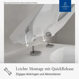 Villeroy & Boch Hommage WC-Sitz Pure Black