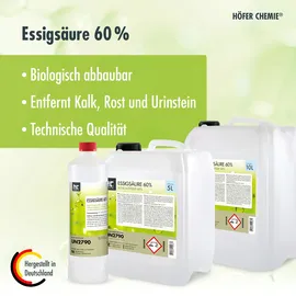 Höfer Chemie Essigsäure 4 x 10 l