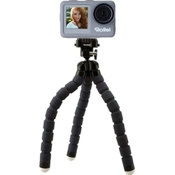 Rollei 9s Plus Action Cam (4K Ultra HD, WLAN (Wi-Fi), Rollei Monkey Pod-Set) grau