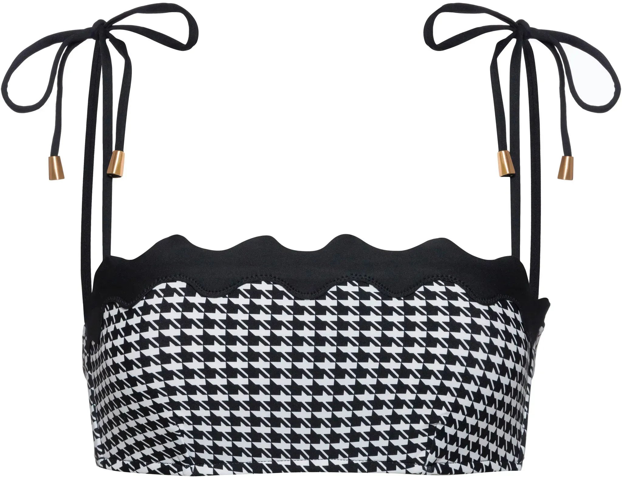 Seafolly GiaCheck Ric Rac Bikini Oberteil Damen in black, Größe 38 - schwarz