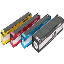 Kompatibles Set 4x Druckerpatrone für HP 970XL 971XL für HP Officejet Pro X450 Series X451dn X451dw X470 X476dn X476dw X551dw X551td X576dw von ABC