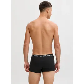 JACK & JONES Solid Boxershorts 10 Einheiten Black / Detail Black / Black S