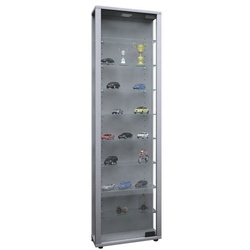 VCM Vitrine »Edana Maxi« silber, 33x118x18 cm