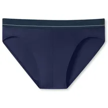 SCHIESSER Pure Micro Slip unifarben Blau M