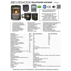 Schenger HLP3602 Stahl Schwarz