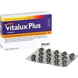 Junek Europ-Vertrieb GmbH Zweigniederlassung Vitalux Plus Lutein und Omega 3 Kapseln 84 St.