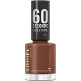 Rimmel London 60 SECONDS SUPER SHINE Nagellack #140-Schoko-Finsternis 8 ml