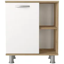 moebel17 Waschbeckenunterschrank Golda Weiß-Safir