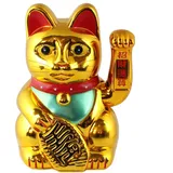 Freak Scene Superfreak Glückskatze - Maneki-Neko - Winkekatze - 18 cm - Gold