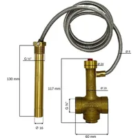 Regulus Thermische Ablaufsicherung Fernfühler Kühlventil BVTS 1,3 m 95°C