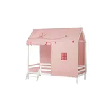 Hoppekids Hausbett Princess 90 x 200 cm Textil rosa/pink