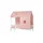 Hoppekids Hausbett Princess 90 x 200 cm Textil rosa/pink