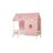 Hoppekids Hausbett Princess 90 x 200 cm Textil rosa/pink