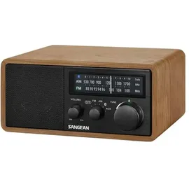 Sangean WR-11BT+ Helles Holz-schwarz