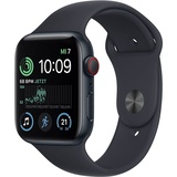 Apple Watch SE 2023 GPS + Cellular 40 mm Aluminiumgehäuse mitternacht, Sportarmband mitternacht S/M