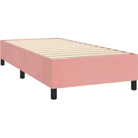 vidaXL Boxspringbett 100 x 200 cm Rosa