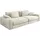 Jockenhöfer Big-Sofa JOCKENHÖFER GRUPPE "Milano XXL, B: 290 cm", beige, B:290cm T:135cm, Korpus: 100% Polyester;Kissen: 100% Polyester, Sofas, Big-Sofa, mit Zierkissen, Relaxfläche 120x240 cm, Federkern