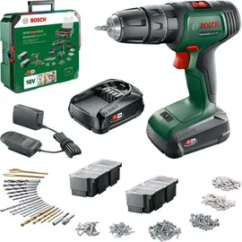 Bosch UniversalImpact 18 inkl. 2 x1,5 Ah + Zubehör 241-tlg. + Systembox S