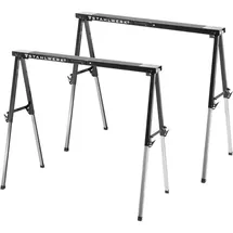 STAHLWERK Sägebock 2er Set 150 kg höhenverstellbar 645 - 910 mm Arbeitsbock