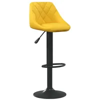 VidaXL Barhocker Senfgelb Samt - Gelb