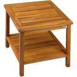 CASARIA Washington Beistelltisch 45 x 45 x 45 cm braun