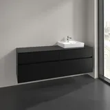 Villeroy & Boch V&B Waschtischunterschrank Collaro 160x54,8x50cm, WT r, LED 12W, volc bla