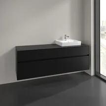 Villeroy & Boch V&B Waschtischunterschrank Collaro 160x54,8x50cm, WT r, LED 12W, volc bla