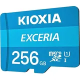 KIOXIA EXCERIA microSDXC-Karte 256 GB UHS-I stoßsicher, Wasserdicht