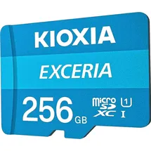 KIOXIA EXCERIA microSDXC-Karte 256 GB UHS-I stoßsicher, Wasserdicht