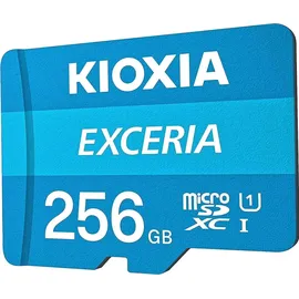 KIOXIA EXCERIA microSDXC-Karte 256 GB UHS-I stoßsicher, Wasserdicht