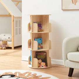 [en.casa] Kinderregal Chasek 95 x 44 cm Kiefer natur beige