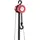 Wiltec Flaschenzug Stahl 3 m rot