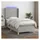 vidaXL Boxspringbett 100 x 200 cm Hellgrau