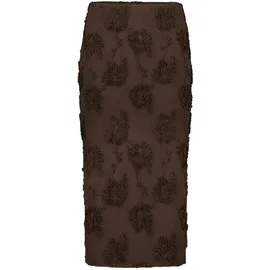 Zero Midirock Damen Braun 38