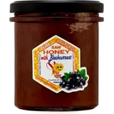 NATURAL FOOD Honig mit Zusatz - für Desserts Süßspeisen Aromatisierte Tees n - Gewicht 430 g - mit Schwarzer Johannisbeere