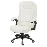 Vinsetto Gaming-Stuhl Weiß/Schwarz 74 cm