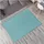 TT Home Krabbelmatte Babyzimmer Teppich Spielmatte Kinder Unifarben Rutschfest Flauschig Farbe: Blau,