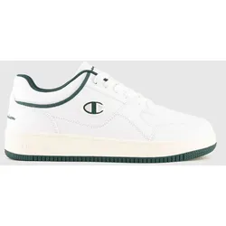 Sneaker CHAMPION "RD18 LOW", Gr. 43, wht, hlg, natl, Synthetik, sportlich, Schuhe